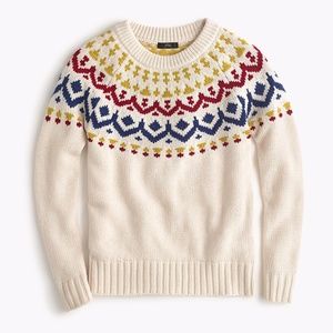J. Crew Fair Isle Sweater